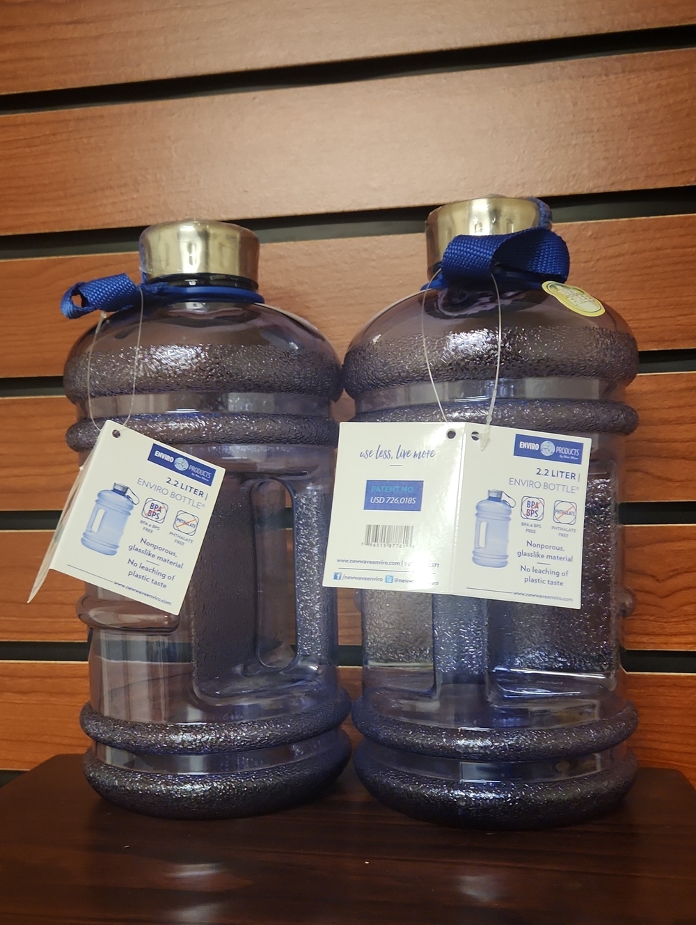 BUNDLE...Enviro 2.2L Water Bottle in Deep Blue